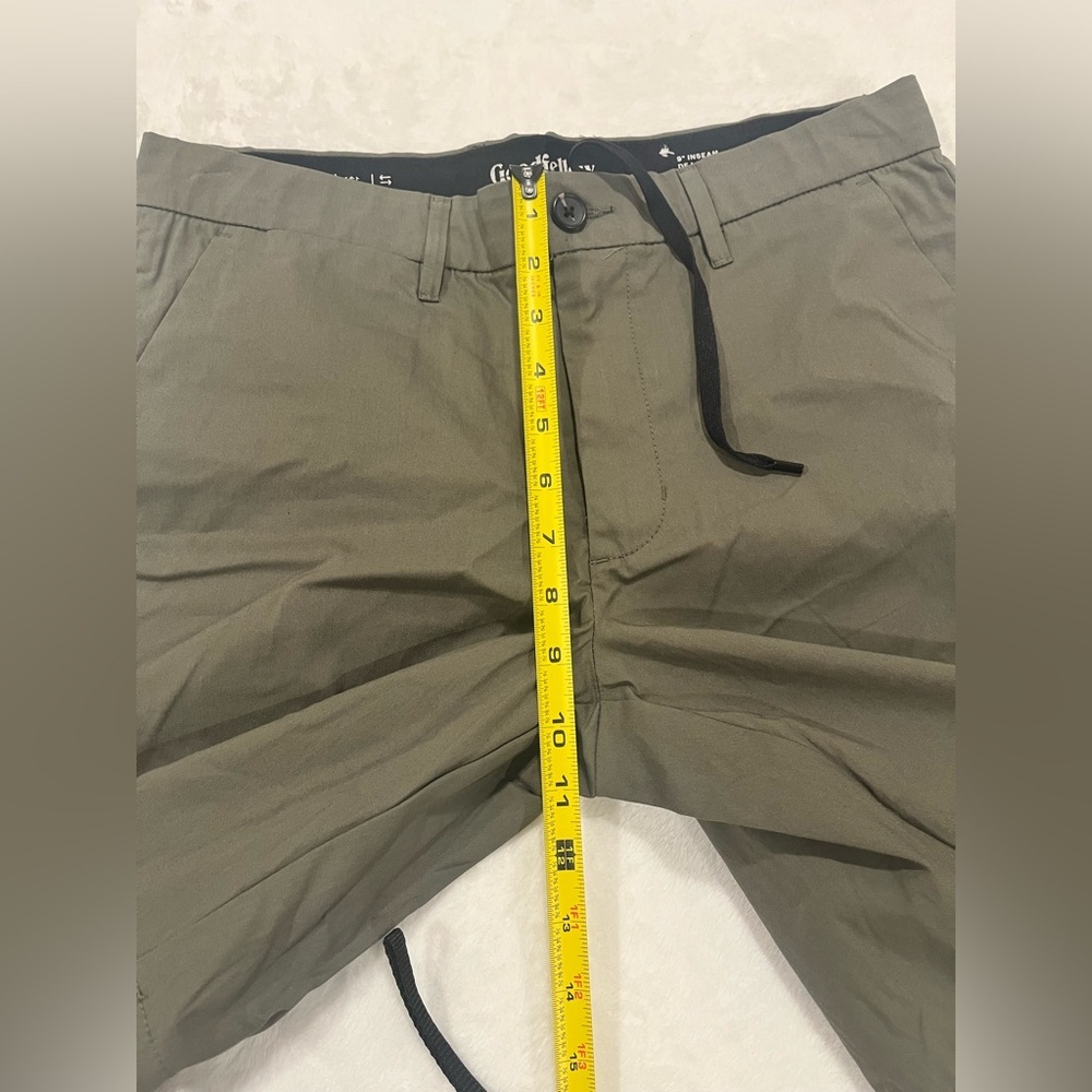Goodfellow & Co Men’s 9" Performance Tech Chino Shorts - Olive Green Size 30 - Picture 10 of 11